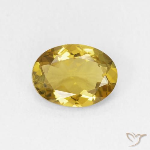1.24ct Natural Golden Tourmaline, Oval, VVS-VS