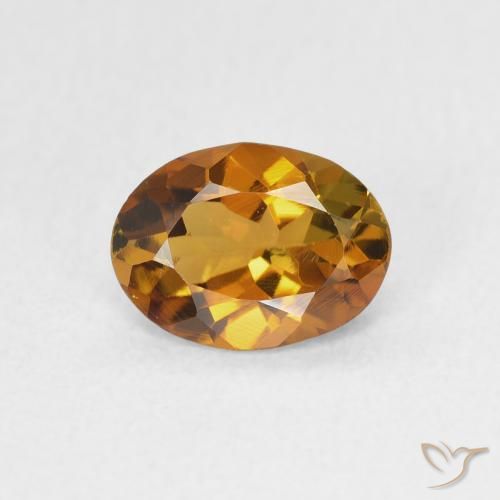 1.03ct Natural Golden-Brown Tourmaline, Oval, VVS-VS