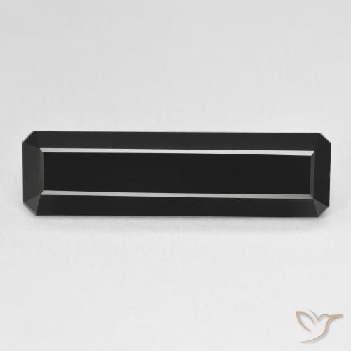8.51ct Natural Schorl Tourmaline, Emerald Cut, Opaque