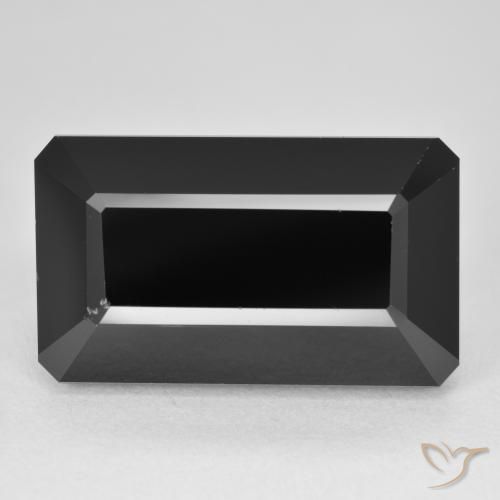 23.38ct Natural Schorl Tourmaline, Emerald Cut, Opaque