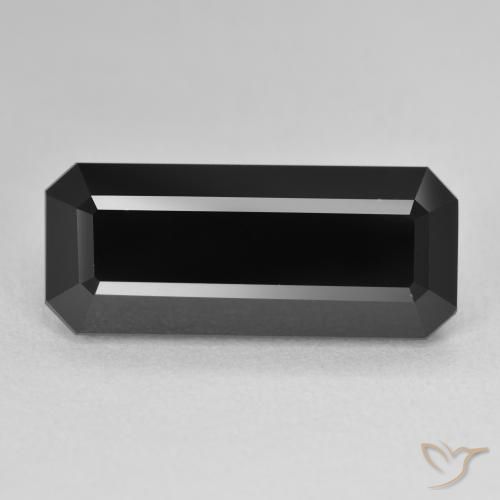 10.94ct Natural Schorl Tourmaline, Emerald Cut, Opaque