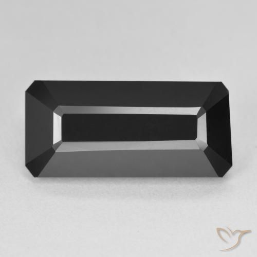 11.34ct Natural Schorl Tourmaline, Emerald Cut, Opaque