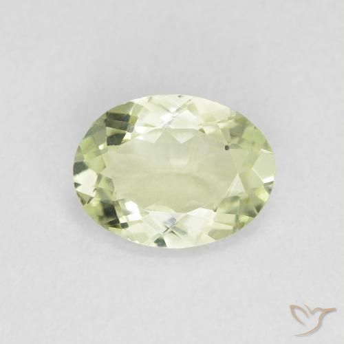 1.05 ct Green Tourmaline Gemstone, Tourmaline Gem in Oval Facet Shape for Sale.