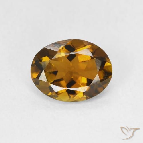 1.13ct Natural Golden-Brown Tourmaline, Oval, VVS-VS