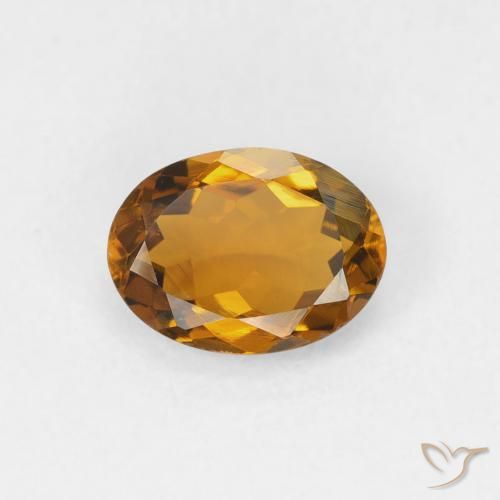 1.04ct Natural Golden-Brown Tourmaline, Oval, VVS