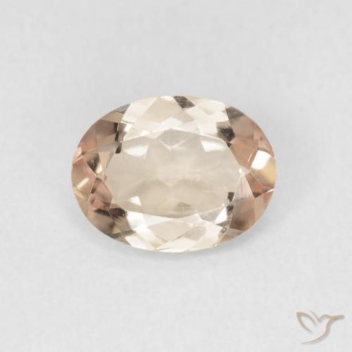 1.14ct Natural Salmon Pink Tourmaline, Oval, VVS-VS