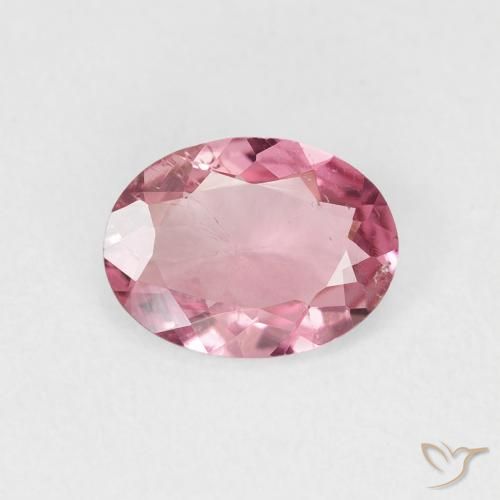 0.95ct Natural Light Pink Tourmaline, Oval, VS