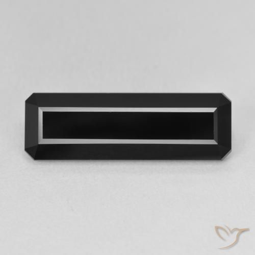 5.71ct Natural Schorl Tourmaline, Emerald Cut, Opaque