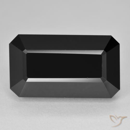 23.44ct Natural Schorl Tourmaline, Emerald Cut, Opaque