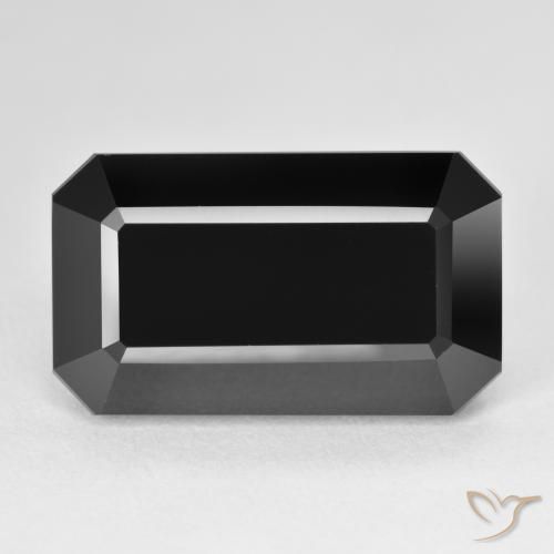 16.28ct Natural Schorl Tourmaline, Emerald Cut, Opaque