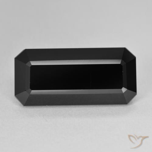 Tormalina nera sfusa da 10,67 ct, taglio ottagonale da 19,1 x 8,9 mm, proveniente dal Mozambico, Photo A