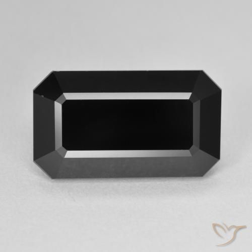 Tormalina nera sfusa da 10,23 ct, taglio ottagonale da 16,7 x 9,8 mm, proveniente dal Mozambico, Photo A
