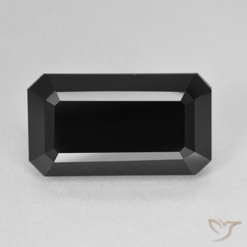 10.96ct Natural Schorl Tourmaline, Emerald Cut, Opaque