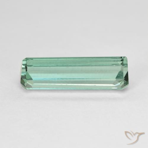 Tourmaline Gemstone in 16 x 5.5 mm Size for Sale, Tourmaline Stone in Light Mint Green Color