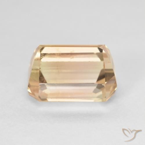 Tourmaline Gemstone in 11 x 7.8 mm Size for Sale, Tourmaline Stone in Light Peachy Golden Color