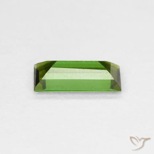 Tourmaline Gemstone in 8.5 x 4.4 mm Size for Sale, Tourmaline Stone in Medium Dark-Green Color
