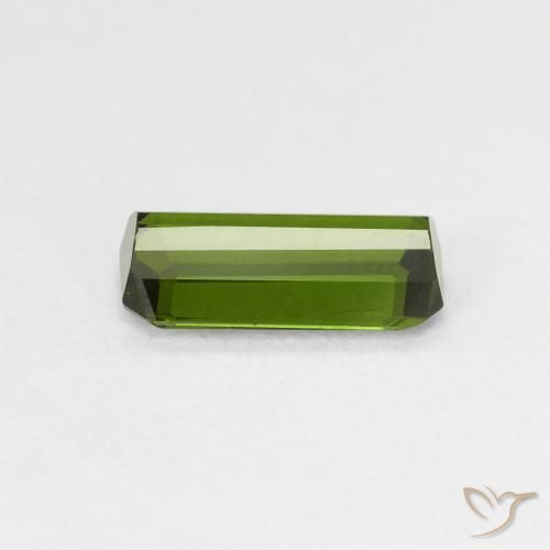 Tourmaline Gemstone in 8.6 x 4.1 mm Size for Sale, Tourmaline Stone in Deep Green Color