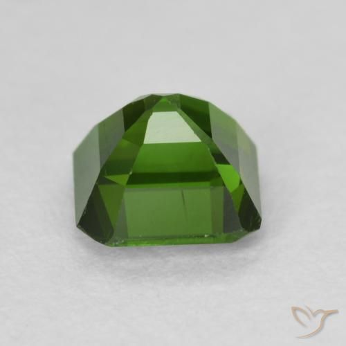 Tourmaline Gemstone in 5.5 x 5.3 mm Size for Sale, Tourmaline Stone in Deep Green Color