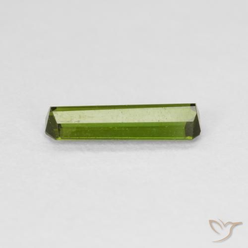 Tourmaline Gemstone in 10.1 x 3.2 mm Size for Sale, Tourmaline Stone in Forest Green Color