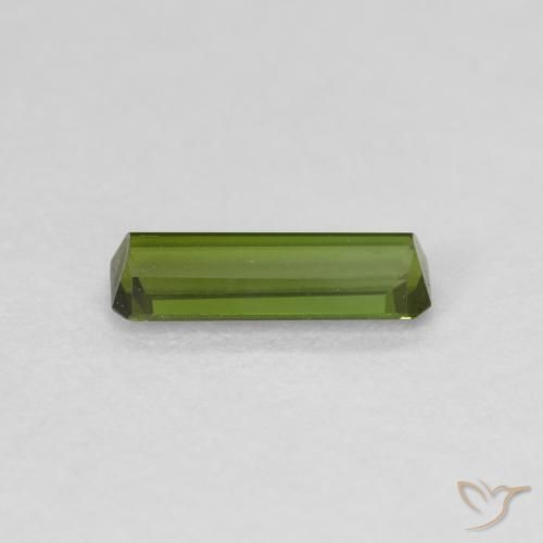 Tourmaline Gemstone in 8.6 x 3.1 mm Size for Sale, Tourmaline Stone in Deep Green Color