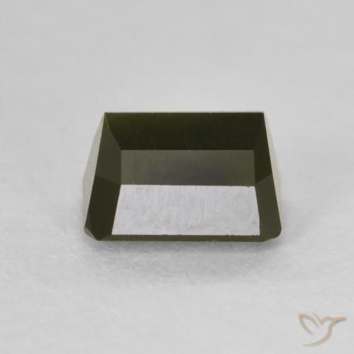 Tourmaline Gemstone in 7 x 5 mm (calibrated) Size for Sale, Tourmaline Stone in Very Dark Green Color