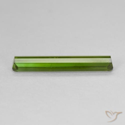 Tourmaline Gemstone in 18.9 x 3.6 mm Size for Sale, Tourmaline Stone in Earthy Green Color