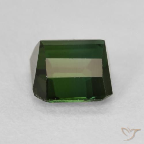 Tourmaline Gemstone in 5.5 x 5.4 mm Size for Sale, Tourmaline Stone in Forest Green Color