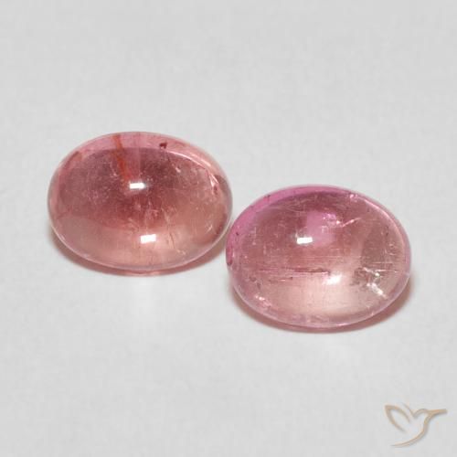 2.79ctw Natural Orange Pink Tourmaline, Oval, Transparent