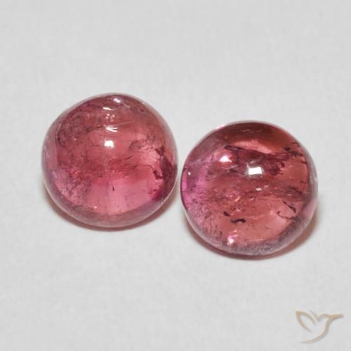 2.47ctw Natural Medium Pink Tourmaline, Round, Transparent