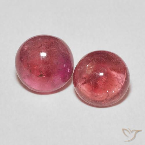 2.61ctw Natural Medium Pink Tourmaline, Round, Transparent