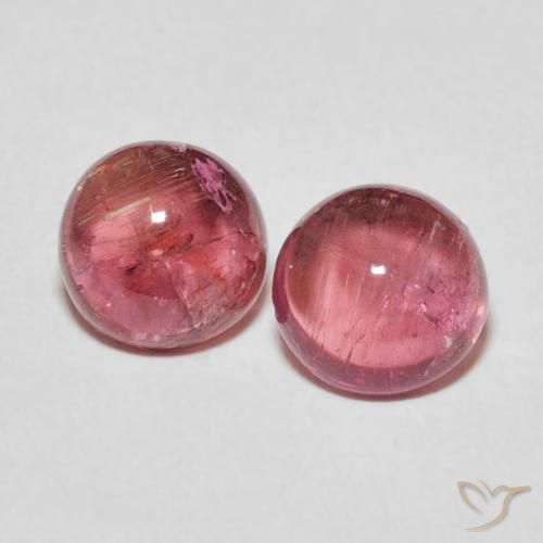 2.62ctw Natural Hot Pink Tourmaline, Round, Transparent
