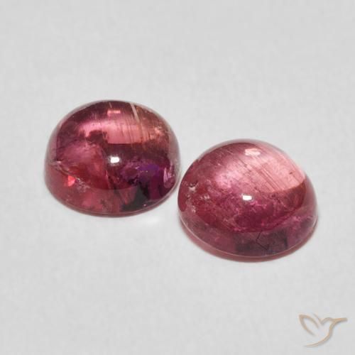 Tourmaline Gemstones in 6.5 mm (calibrated) Size for Sale, Tourmaline Stones in Hot Pink Color