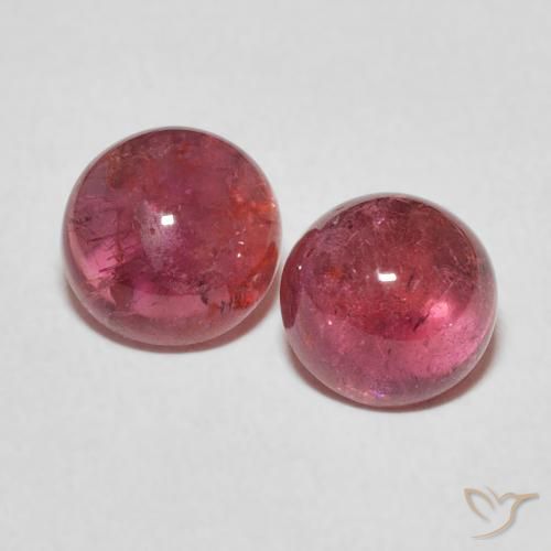 2.80ctw Natural Medium Pink Tourmaline, Round, Transparent