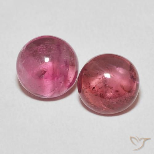 3.76ctw Natural Deep Hot Pink Tourmaline, Round, Transparent