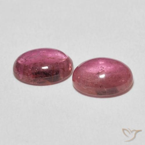 Tourmaline Gemstones in 8.2 x 6.3 mm Size for Sale, Tourmaline Stones in Bubblegum Pink Color