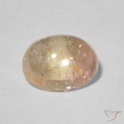 2.13ct Natural Salmon Pink Tourmaline, Oval, Transparent