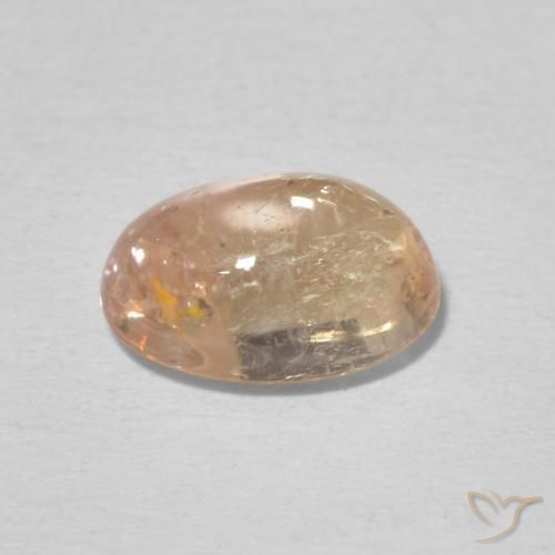 Tourmaline Gemstone in 9 x 7 mm (calibrated) Size for Sale, Tourmaline Stone in Salmon Pink Color