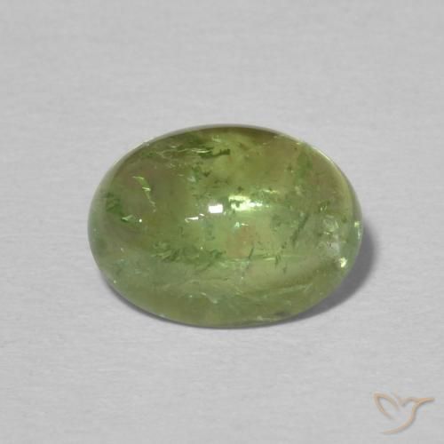 1.99ct Natural Earth Green Tourmaline, Oval, Transparent