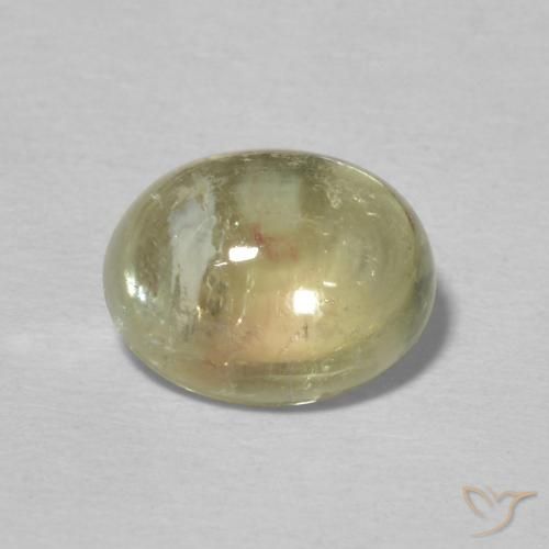 2.44ct Natural Yellowish Green Tourmaline, Oval, Transparent