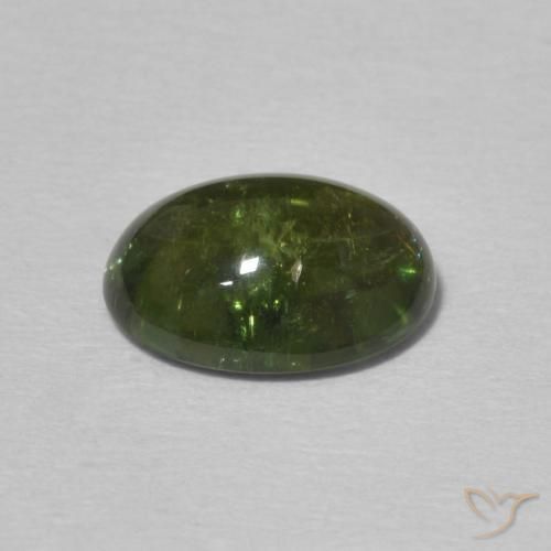 Tourmaline Gemstone in 9 x 7 mm (calibrated) Size for Sale, Tourmaline Stone in Medium Green Color