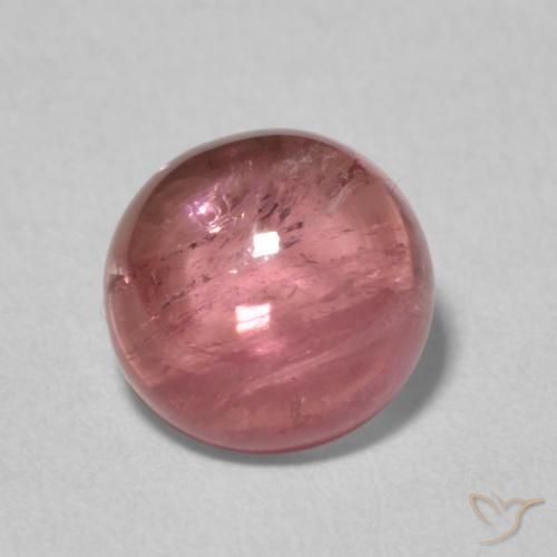 1.81ct Natural Intense Pink Tourmaline, Round, Transparent