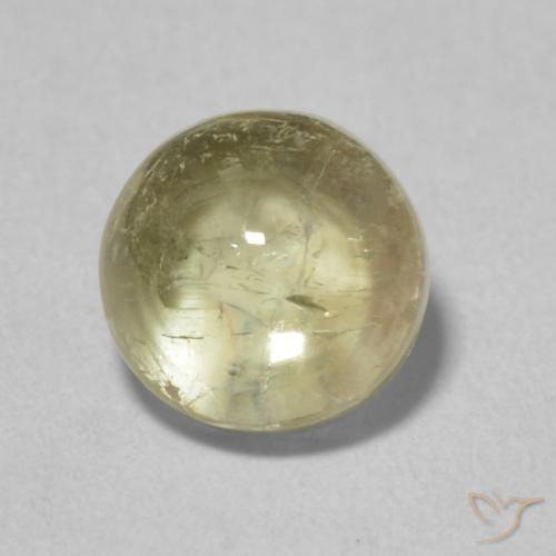 1.86ct Natural Gold Tourmaline, Round, Transparent