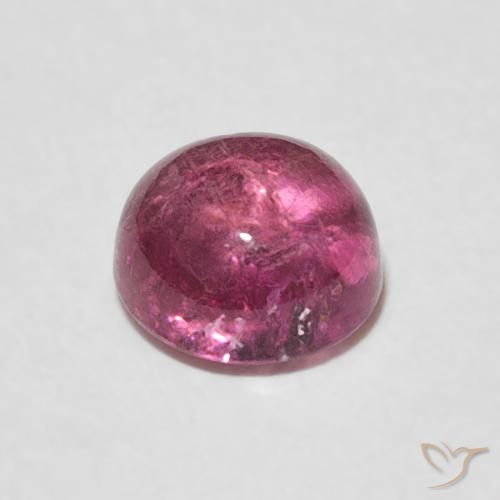 Tourmaline Gemstone in 6 mm (calibrated) Size for Sale, Tourmaline Stone in Medium Pink Color
