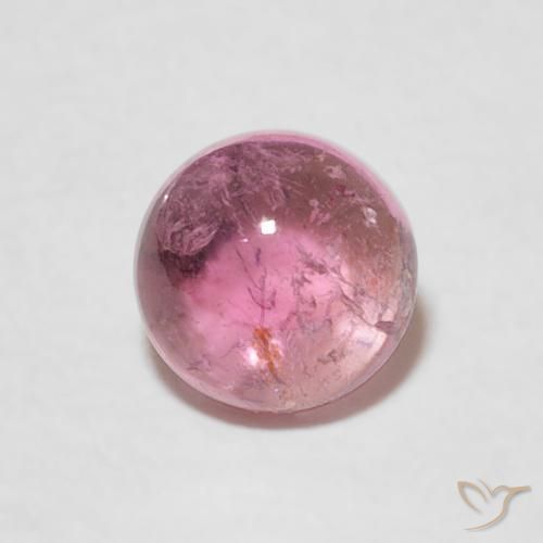 0.99ct Natural Light Pink Tourmaline, Round, Transparent