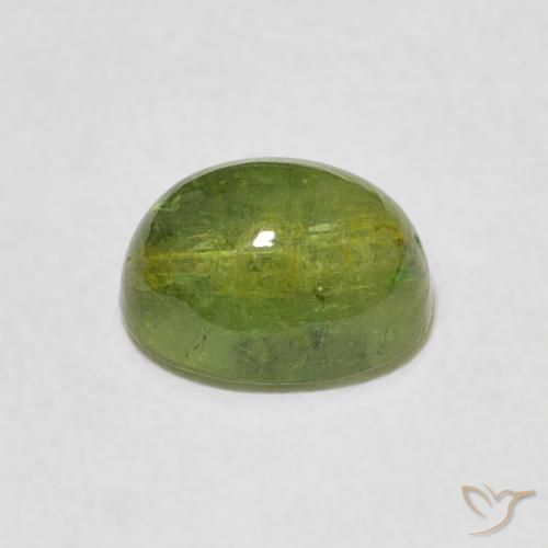 Tourmaline Gemstone in 7 x 5.6 mm Size for Sale, Tourmaline Stone in Medium Green Color