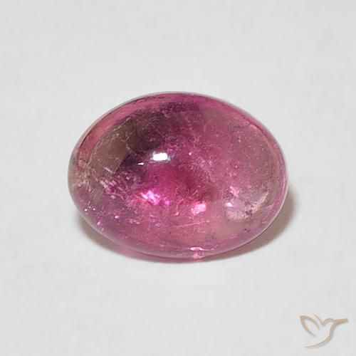 1.26ct Natural Fruit Punch Red Tourmaline, Oval, Transparent