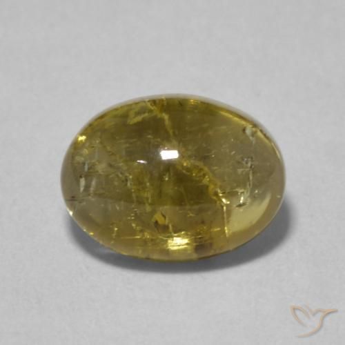 1.63ct Natural Golden Tourmaline, Oval, Transparent