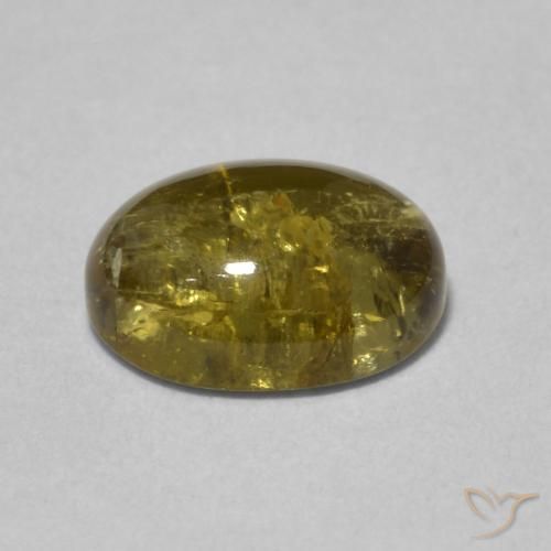 Tourmaline Gemstone in 8 x 6 mm (calibrated) Size for Sale, Tourmaline Stone in Golden Color