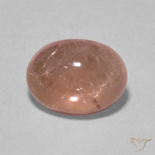 1.43ct Natural Salmon Pink Tourmaline, Oval, Transparent