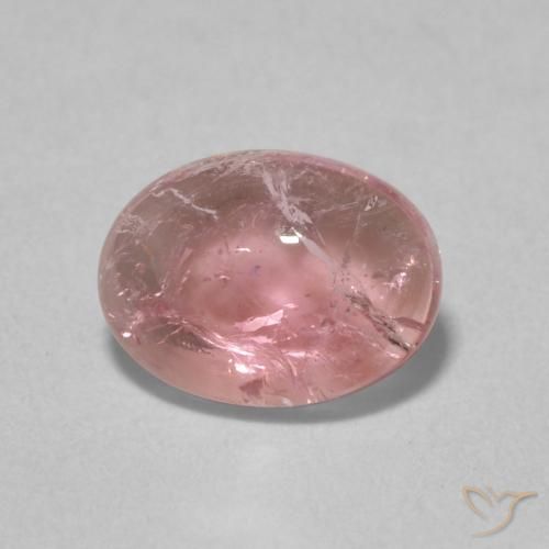 1.12ct Natural Bubblegum Pink Tone Tourmaline, Oval, Transparent